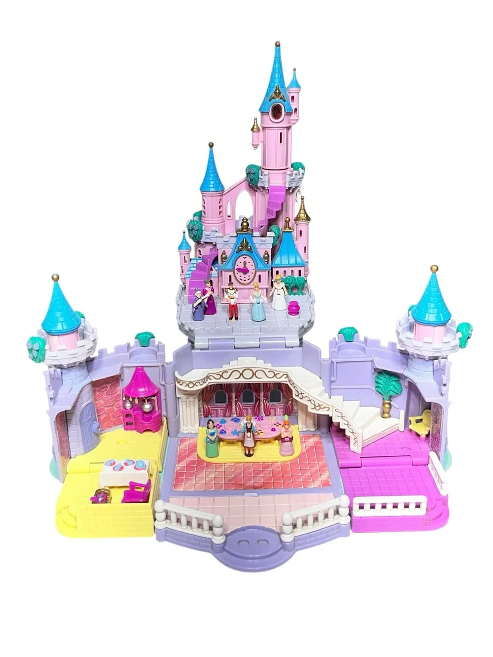Vintage 1995 Polly Pocket Disney Cinderella's Enchanted Castle with figures - Picture 12 of 15